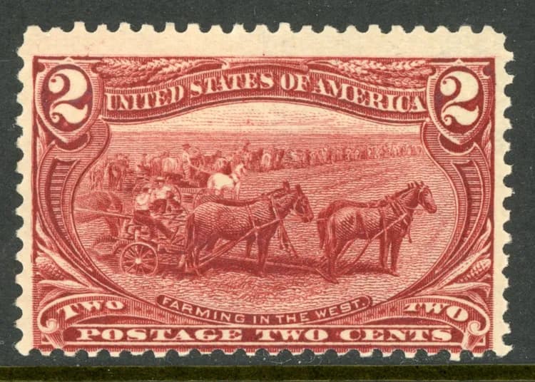 Trans-Mississippi 2¢ Farming
